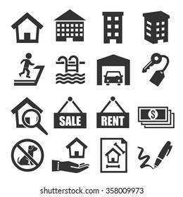 Property Management Icon Set Hd Stock Images Shutterstock