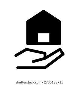 Ilustración de diseño de símbolo de Vector de icono de propiedad