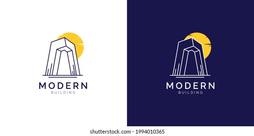 Property investment logo design concept.
