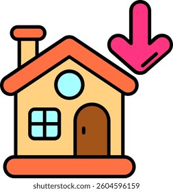 Property Line vector Icon Design