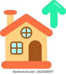 Design de ícone de vetor de linha de propriedade