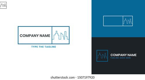 Property logo - All elements on this template are editable with vector software, suitable for Property Business / Industry.