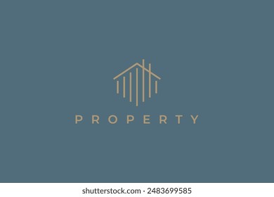 Property Logo Building Company Building Construction Home Developer Real Estate Investment