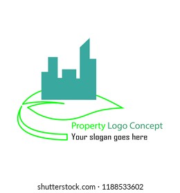 property logo concept, natural property logo