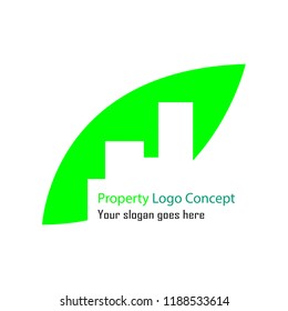property logo concept, natural property logo
