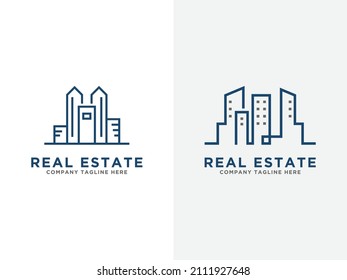 Property Logo and construction icon Set Vector design Template.