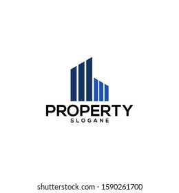 property logo design concept vector art