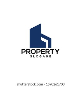 property logo design concept vector art