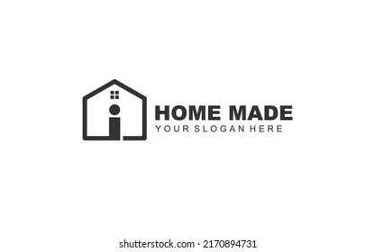 I PROPERTY logo design inspiration. Diseño de plantilla de letras vectoriales para marca.