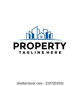 Property Logo Design Template Concept Stock Vector (Royalty Free ...