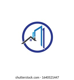 property logo design vector icon