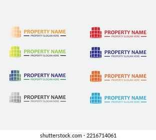 Diseño del logotipo de propiedades para usted