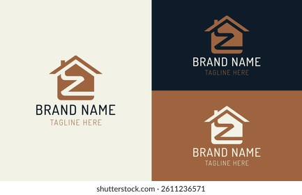 Property Logo. Initial Letter R Can be used for business and building logos. Logo design template elements