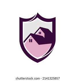 property logo with shield concept