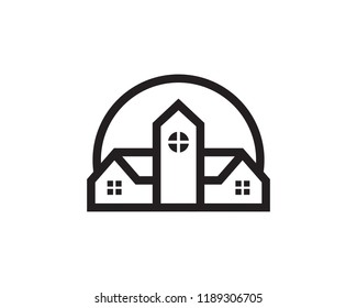 Property Logo Symbol Template Design Vector, Emblem, Design Concept, Creative Symbol, Icon