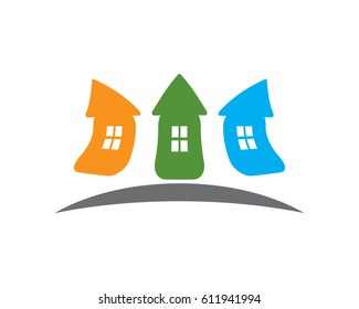 Plantilla de logotipo de propiedades