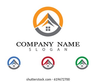Plantilla de logotipo de propiedades