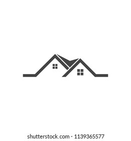 Property Logo Template Roof Vector Building Stock Vector (Royalty Free ...