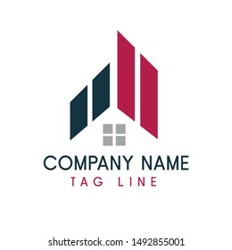 Property Logo Template vector icon illustration design