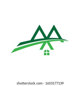 Diseño de icono vectorial de plantilla de logotipo de propiedad