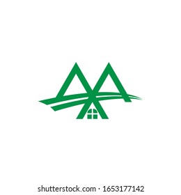 Diseño de icono vectorial de plantilla de logotipo de propiedad