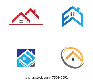 Property Logo Template vector icon illustration design