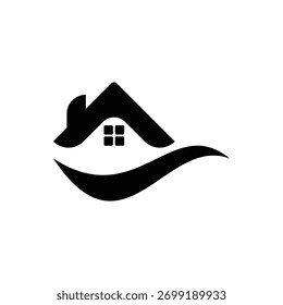 Ilustración de Plantilla de icono de Vector de logotipo de propiedad