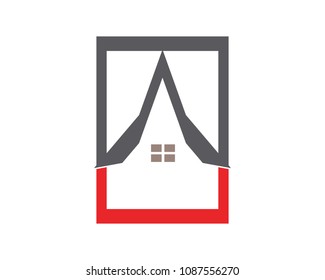property logo vector illustration design