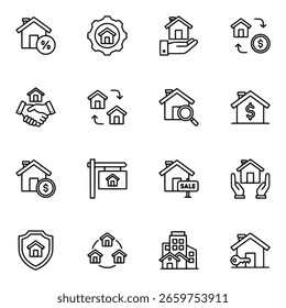 Conjunto de Ícones de Estrutura de Tópicos do Property Management Essentials