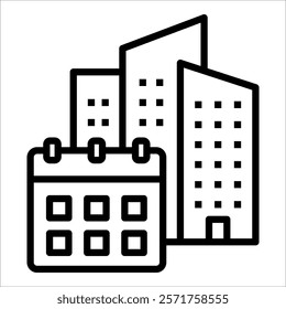 Property Management Icon Element For Design