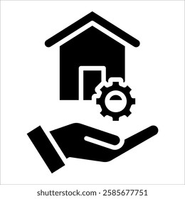 Property Management Icon Element For Design