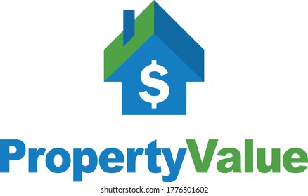 Property Money Value Icon Vector Logo