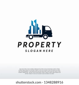 Property Moving logo designs template