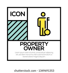 PROPERTY OWNER ICON CONCEPT