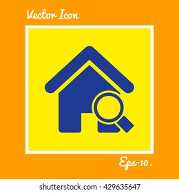 Property Search Icon. Eps-10.