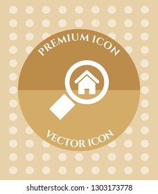 Property Search Icon for Web, Applications, Software & Graphic Designs.