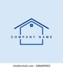 Property simple logo template design