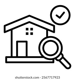 Property Survey Icon Element For Design