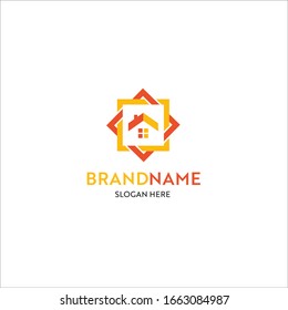 property syariah logo design template element. vector logotype