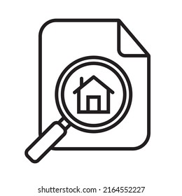 Property Valuation Icon Vector Illustration.