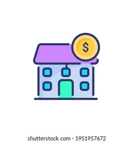 Property Valuation Icon In Vector. Logotype