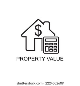 property value icon , business icon