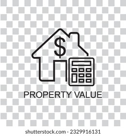 property value icon , business icon