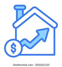 Property Value Icon,  Real Estate  Web And Mobile Icon