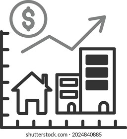 Propoerty Linear Vector Icon Design