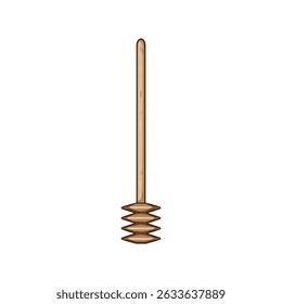 propolis honey dipper stick cartoon. queen worker, drone comb, extraction bottling propolis honey dipper stick sign. isolated symbol vector illustration