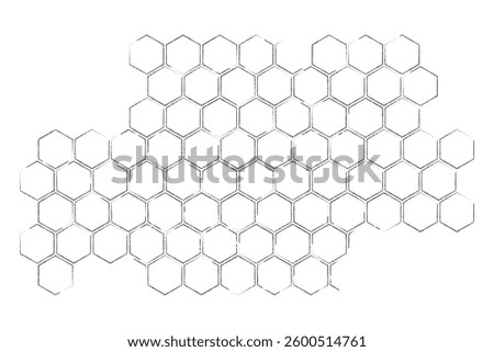 Propolis Honeycomb pattern. Honey comb structure logo icon. Honey, pollen, wax, parchment and bee products. Stock vector illustration isolated on a white background.
