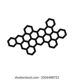 propolis icon Black line art vector logo