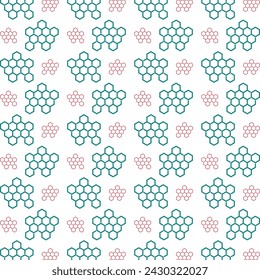 Propolis icon repeated stylish trendy pattern beautiful vector illustration background