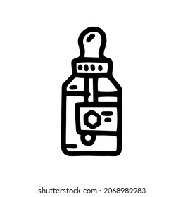 propolis jar line vector doodle simple icon